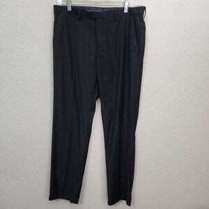 Alberto Cardinali Mens Black Dress Pants W34 L31